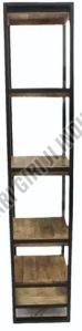 5 Shelves Wooden Bookshelf