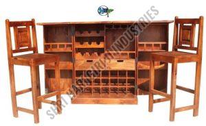 Wooden Bar Cabinet