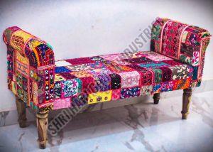 Wooden Cotton Sofa Set