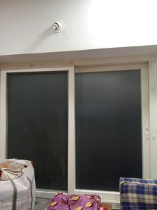 black vinyl film