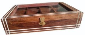 12 Compartment Wooden Spice Box