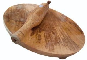Mango Wood Chakla Belan Set