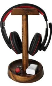 Wooden Headphone Stand