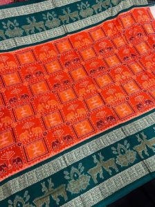 Ladies Beautiful Handloom Cotton Saree