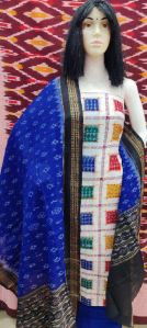 Ladies Cotton Sambalpuri Unstitched Suit