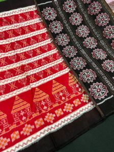 Ladies Festive Wear Sambalpuri Pure Cotton Saree