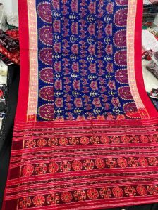 Ladies Multicolor Sambalpuri Pure Cotton Saree