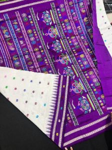 Ladies Printed Nila Chakra Silk Saree