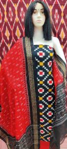 Ladies Stylish Sambalpuri Unstitched Suit