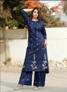 Ladies Kurti and Plazo Set