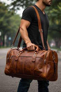 Leather Duffle Bag