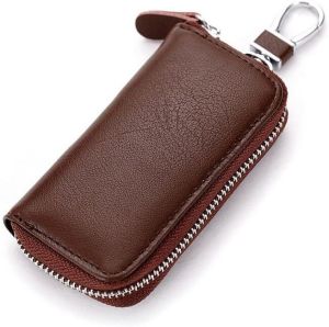 Brown Leather Key Holder Pouch