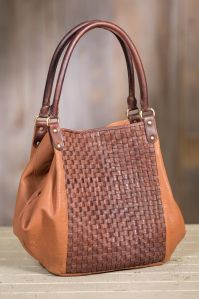 Ladies Handcrafted Leather Shoulder Handbag