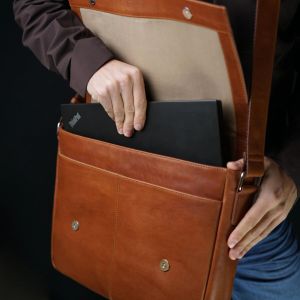 Ladies Genuine Buffalo Waxy Leather Crossbody Sling Bag