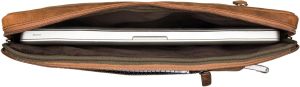 Genuine Hunter Leather Macbook Laptop Sleeve