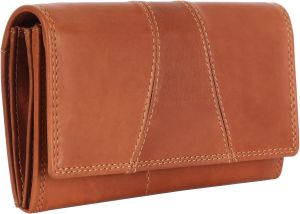 Ladies Cow Hunter Leather Multi Compartment Wallet