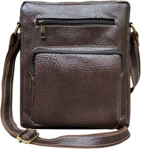 Mens NDM Leather Crossbody Shoulder Sling Bag