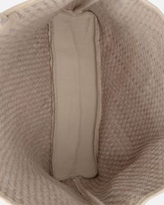 Ladies Leather Full Handwoven Shopping Tote Bag