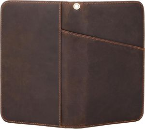 Genuine Cow Hunter Leather Multi Compartment Travel Wallet