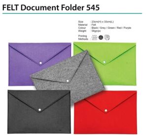 Felt Document Folders