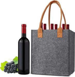 Felt Wine Bottle Bags