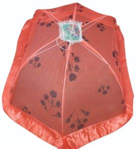 6 Ribs Printed Umbrella Baby Mosquito Net