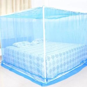 Blue Queen Bed Mosquito Net