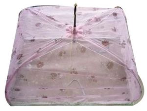 Polyester Pink Baby Mosquito Net