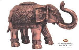 Brass Elephant Statue