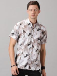 Comfort Fit Mens Printed Shirt