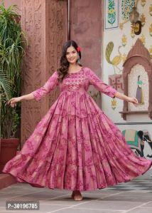 long anarkali kurti