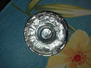 Silver Paper Bowl