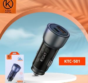 KOAT KTC-501 38W PD+USB TRANSFER CAR CHARGER ADAPTER