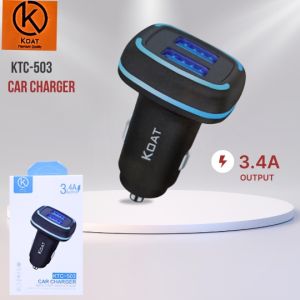 KOAT KTC-503 Dual USB Transfer Car Charger Adapter