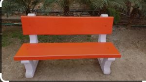 Armless RCC Garden Bench