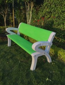R Type Green RCC Garden Bench