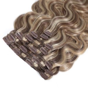 7 Pcs Clip In Human Hair Extensions 22 Inches