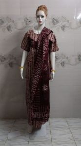 Ladies Brown Frock Type Cotton Nighty