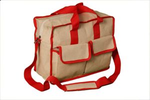 pahal 4 pocket canvas white tool bag