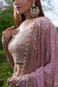 Ladies Dusty Pink Lehenga