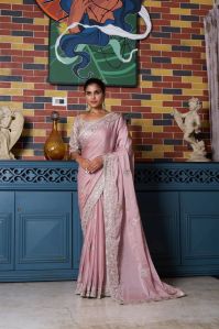 Ladies Dusty Pink Saree