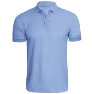 Mens Collar Neck Cotton T Shirt