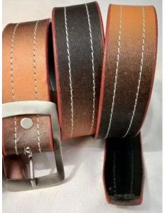 Mens Double Shade Rexine Belt