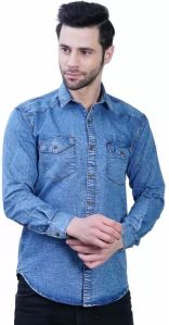 Men Cotton Denim Shirt