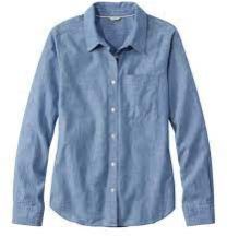 Mens Chambray Plain Shirt