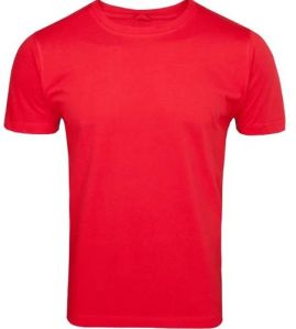 Mens Cotton Crew Neck T Shirt