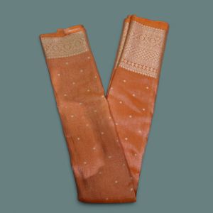 Orange Tissue Silk Sarees
