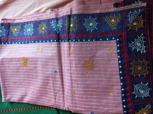 light handwork sarees