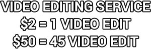 Video Editing Services