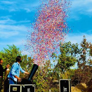 CO2 Paper Confetti Machine